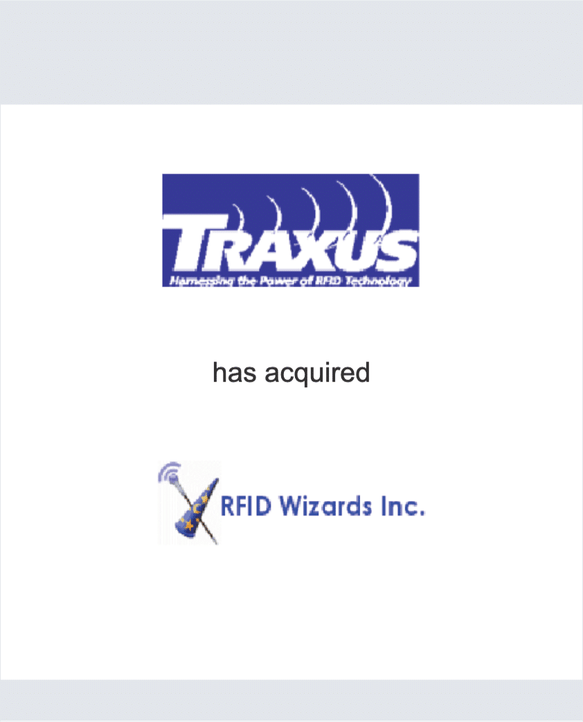 Traxus - RFID tombstone