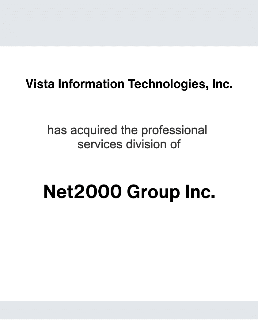 Vista - Net2000 tombstone