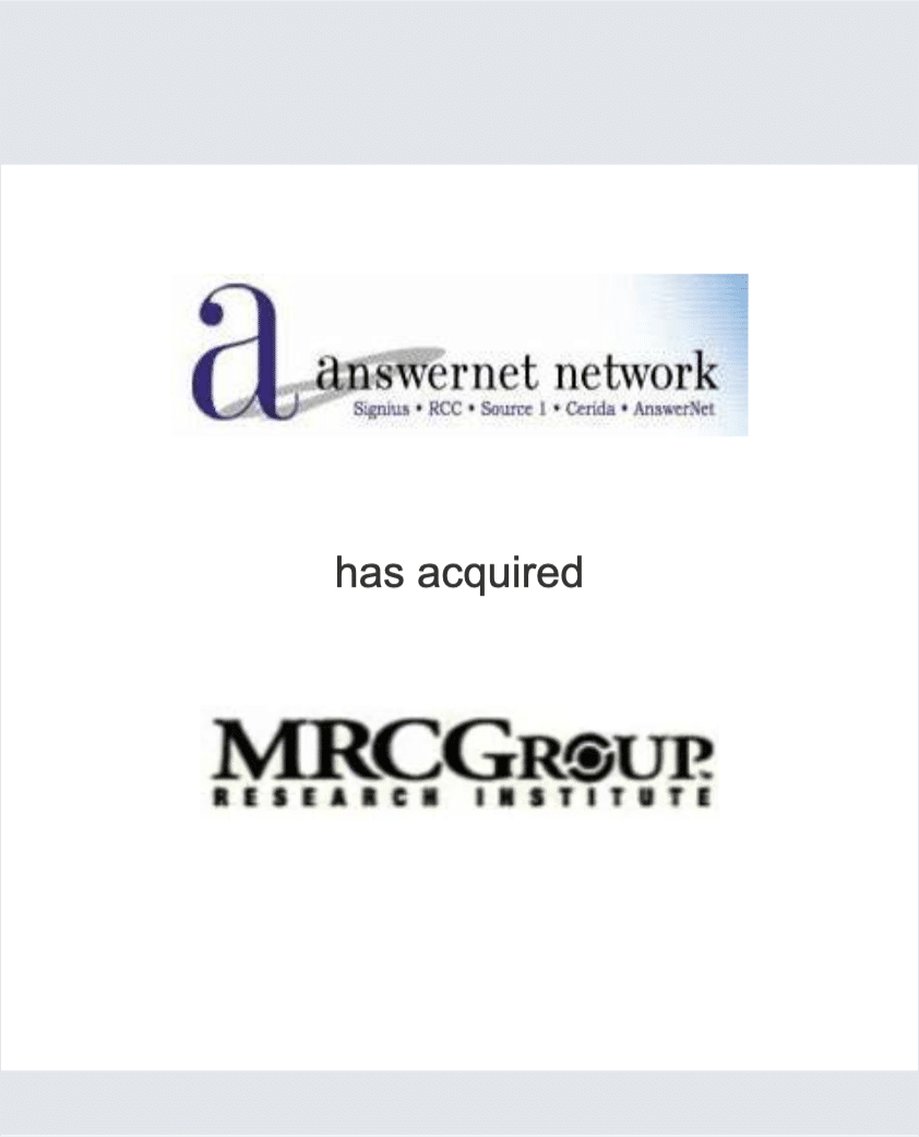 Answernet - MRC tombstone