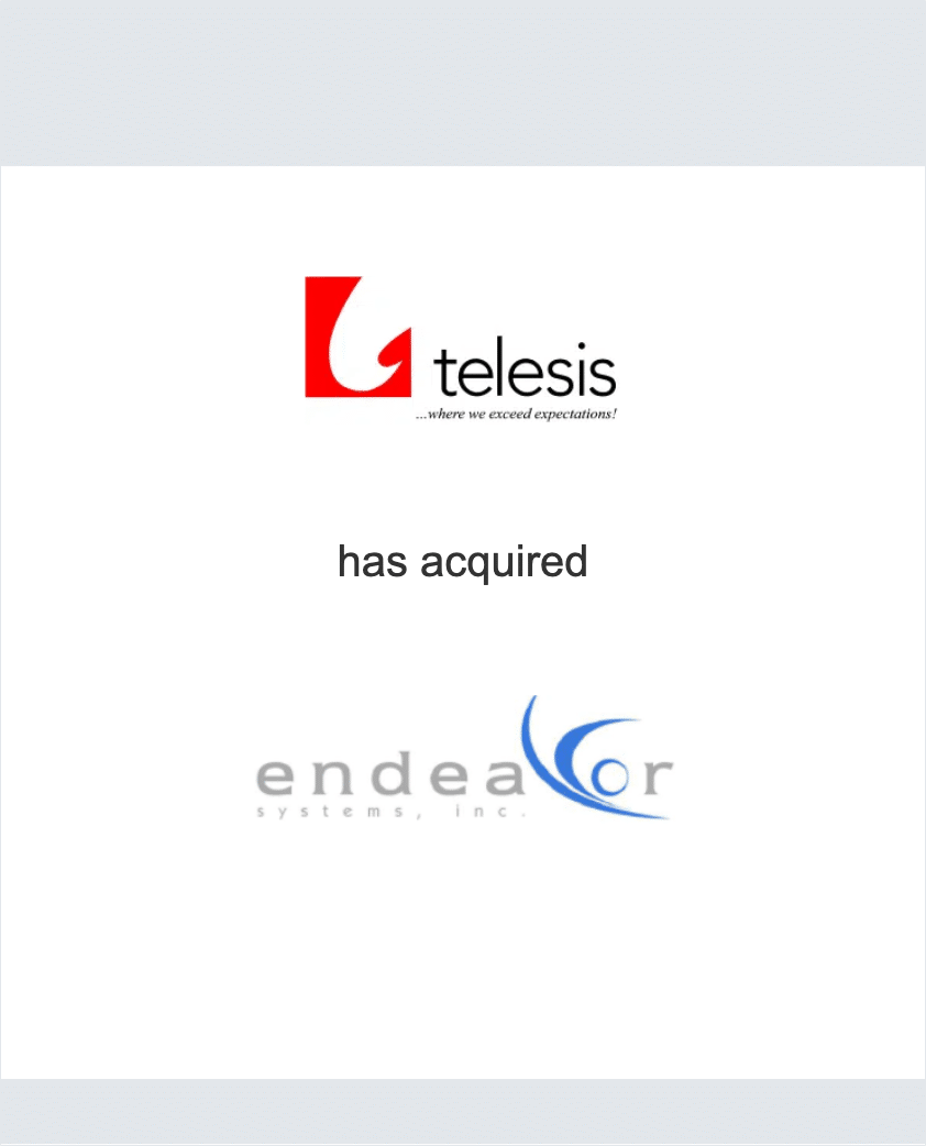 TELESIS - Endeavor tombstone