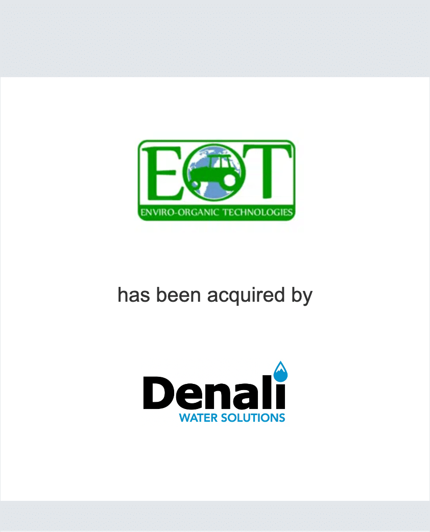 Enviro-Organic Technologies - Denali Water Solutions tombstone