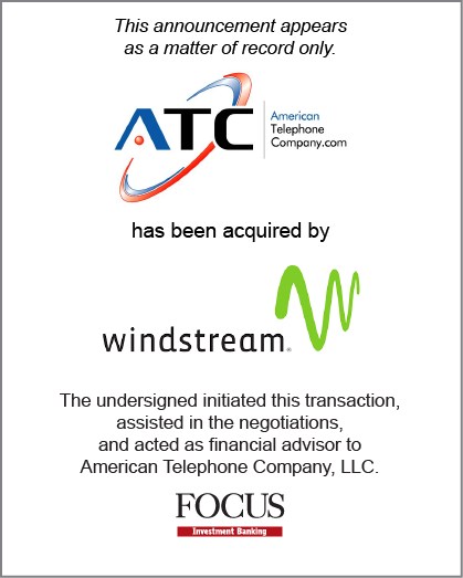 American Telephone Company, LLC has been acquired by Windstream
