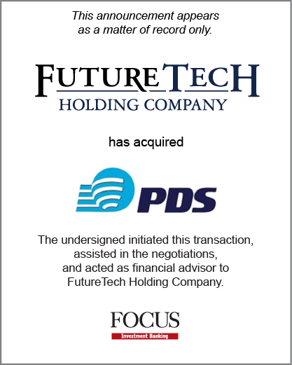 FutureTech Holding Company has acquired Productive Data Solutions