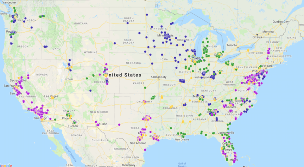 Maps of the Regional and Super Regional MSOs FOCUS Investment Banking LLC