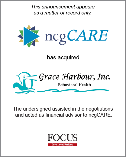 ncgCARE has acquired Grace Harbour, Inc. Behavioral Health