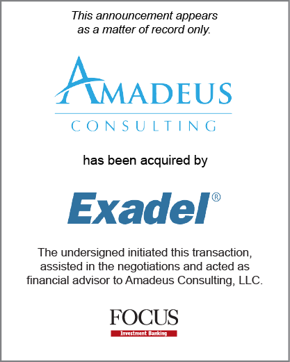 Amadeus Consulting has been acquired by Exadel