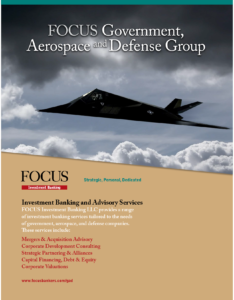 Report cover: FOCUS Government, Aerospace and Defense Group's Summer 2019 Report
