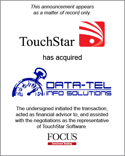 TouchStar has acquired Data-Tel Info Solutions