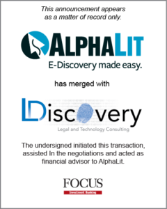 AlphaLit has merged with L-Discovery