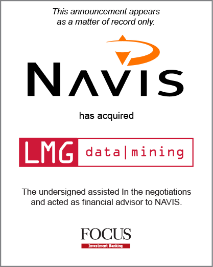 NAVIS has acquired LMG Data Mining