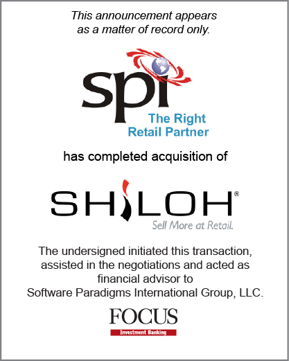 SPI has completed acquisition of Shiloh Technologies, LLC.