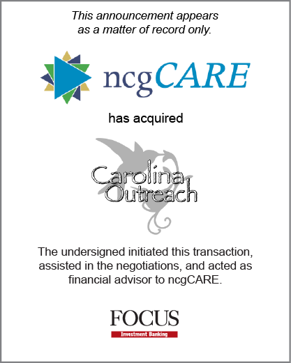 ncgCARE has acquired Carolina Outreach