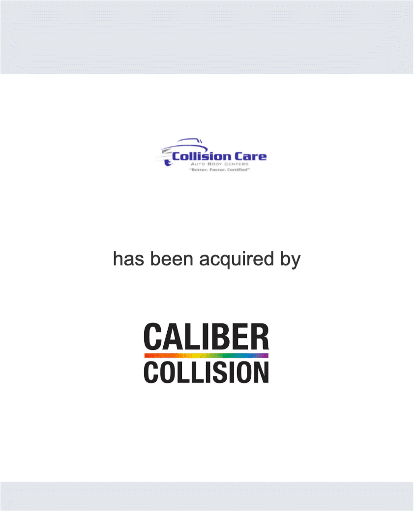 Collision Care Auto Body Centers - Caliber Collision