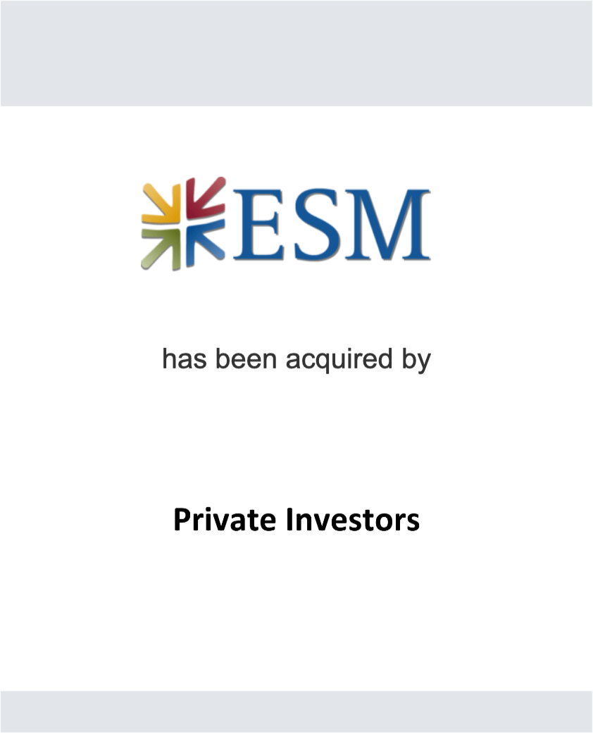 ESM Software Group - Private Investors