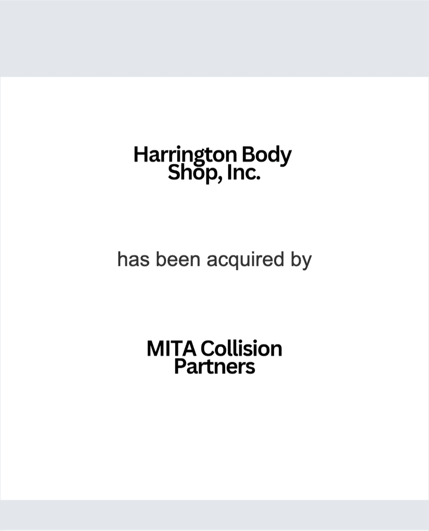 Harrington Body Shop - MITA Collision Partners