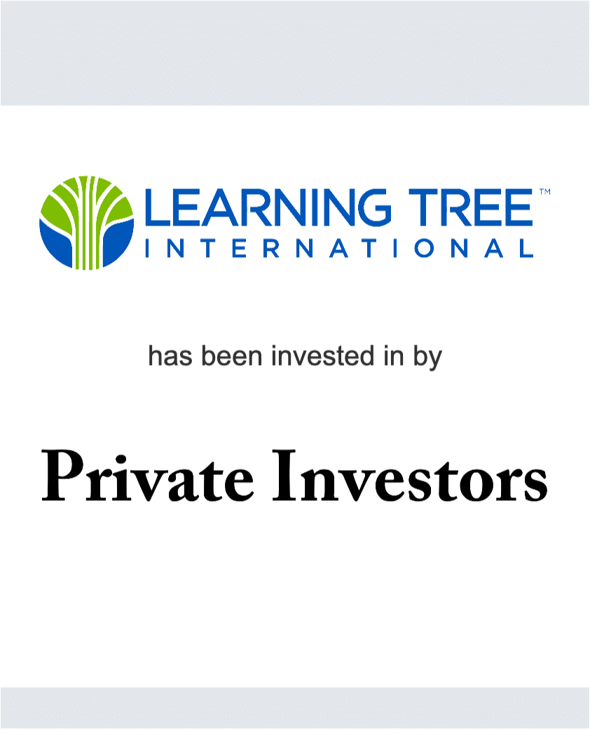 Learning Tree International - Private Investor