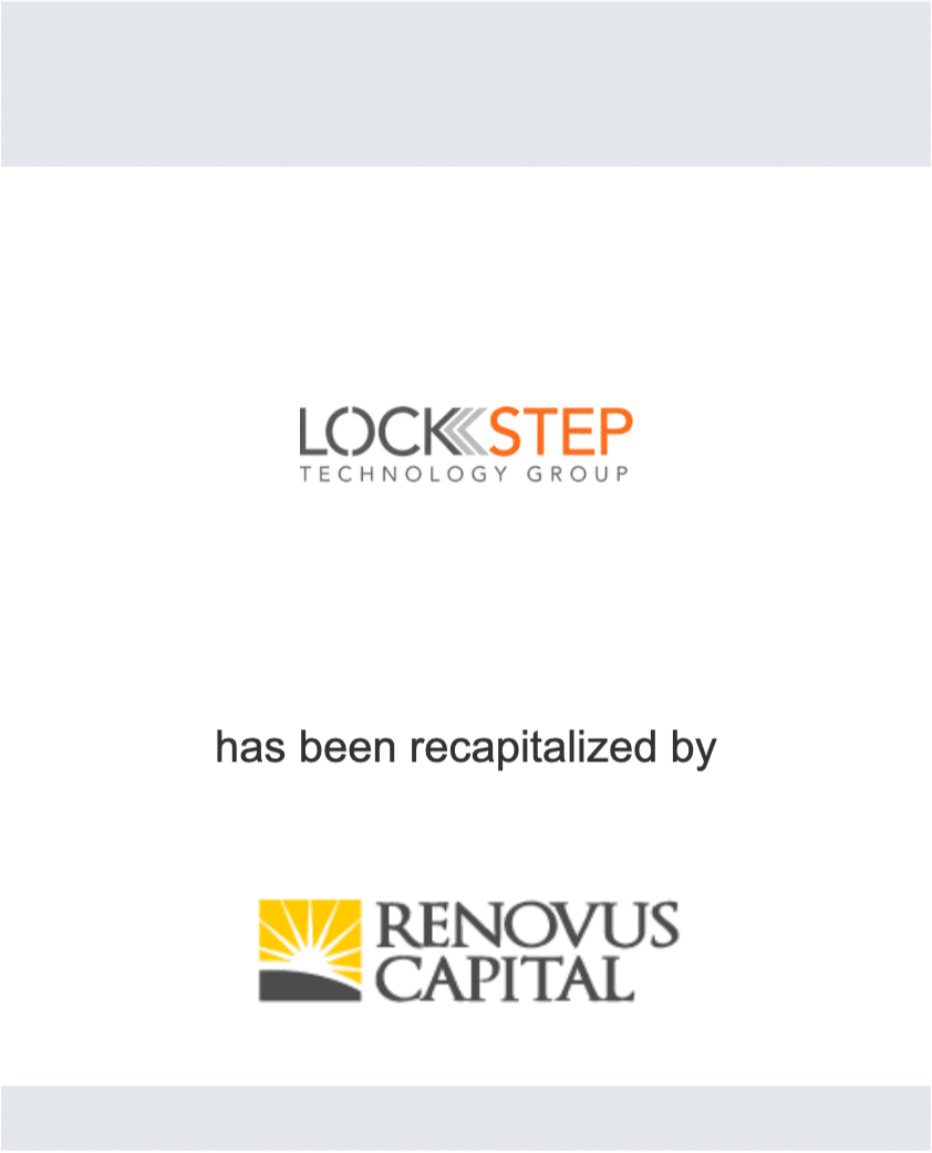 Lockstep Technology - Renovus Capital
