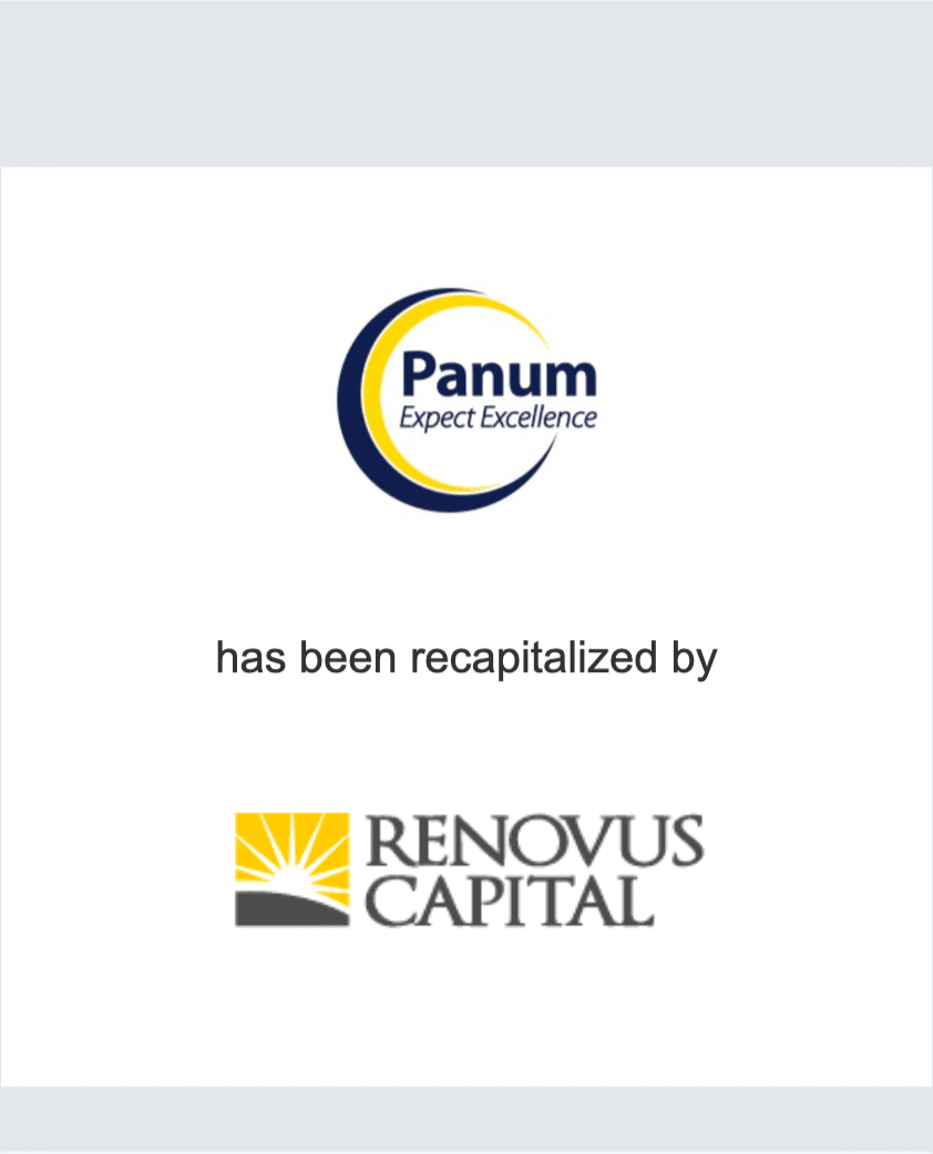 Panum Group - Renovus Capital tombstone