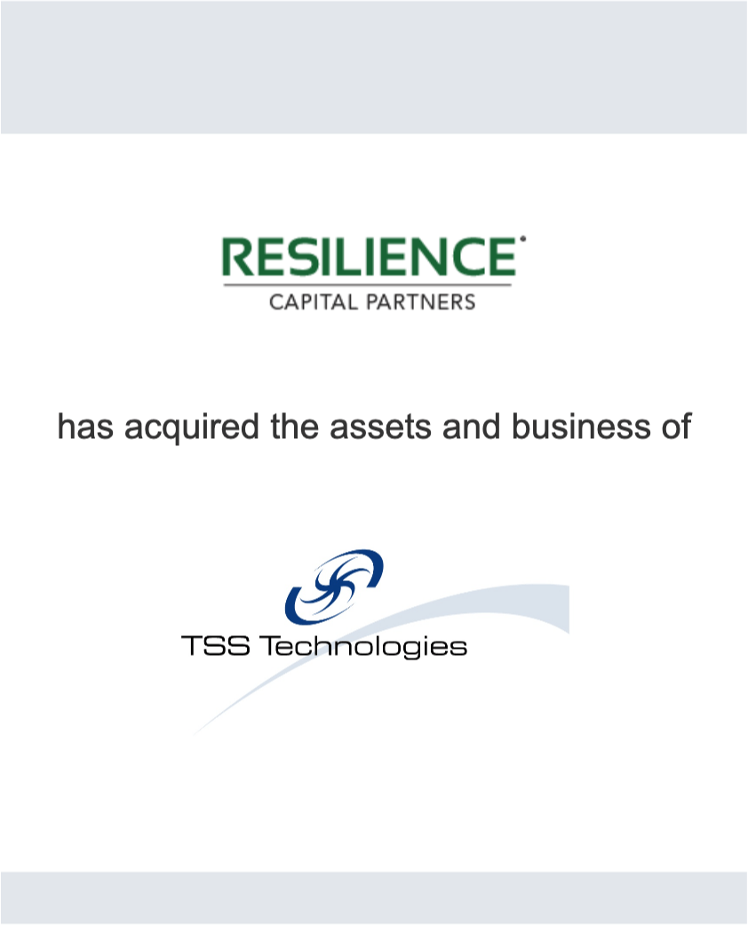 TSS Technologies - Resilience Capital
