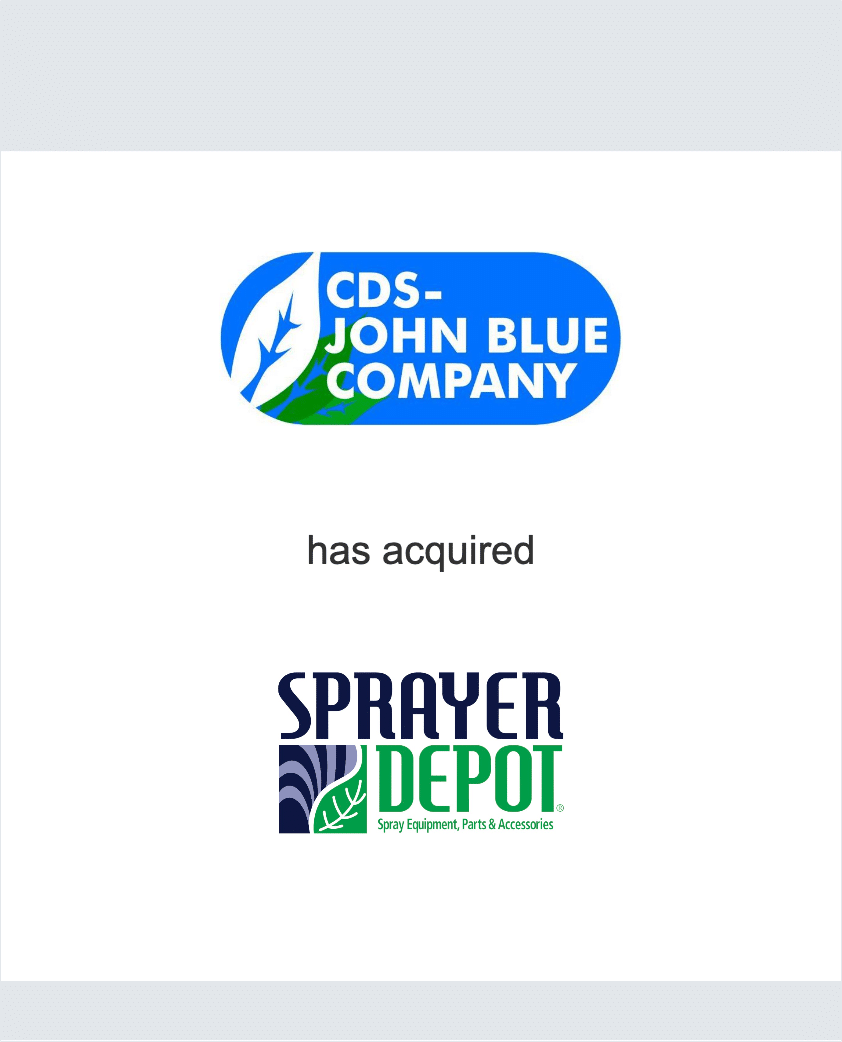 CDS – Sprayer Depot (pre-FOCUS) tombstone
