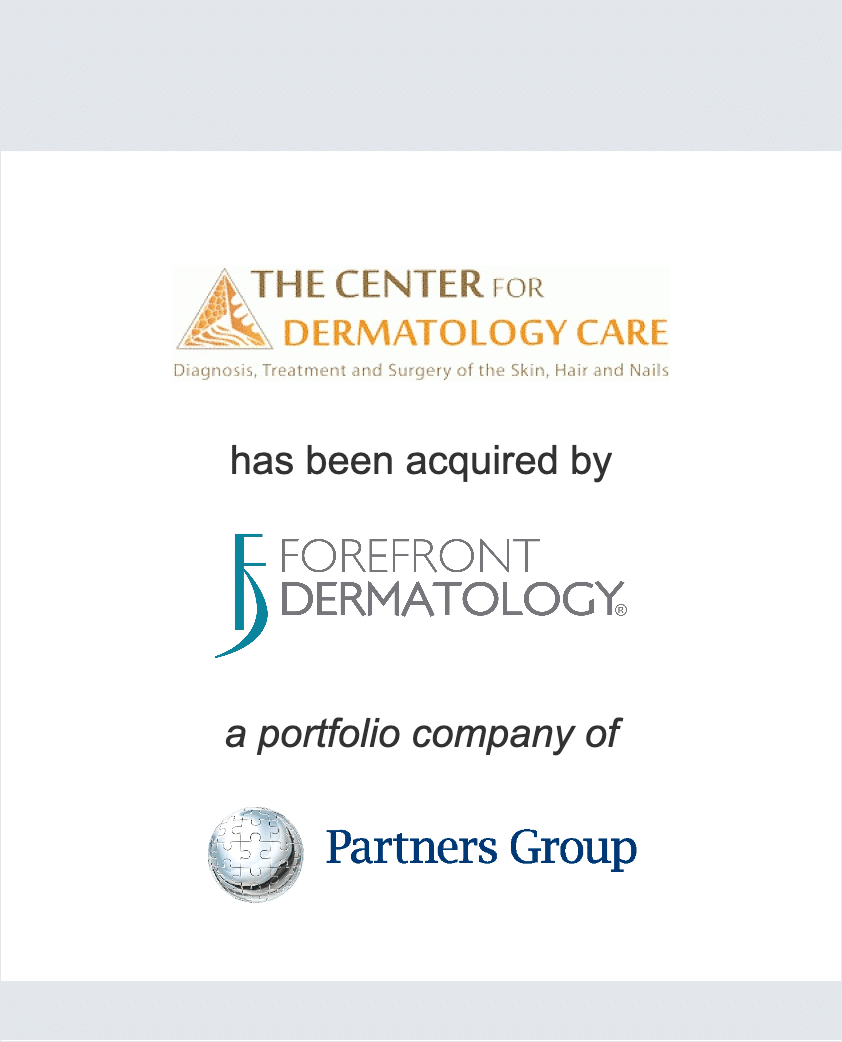 The Center for Dermatology Care - Forefront Dermatology (pre-FOCUS) tombstone