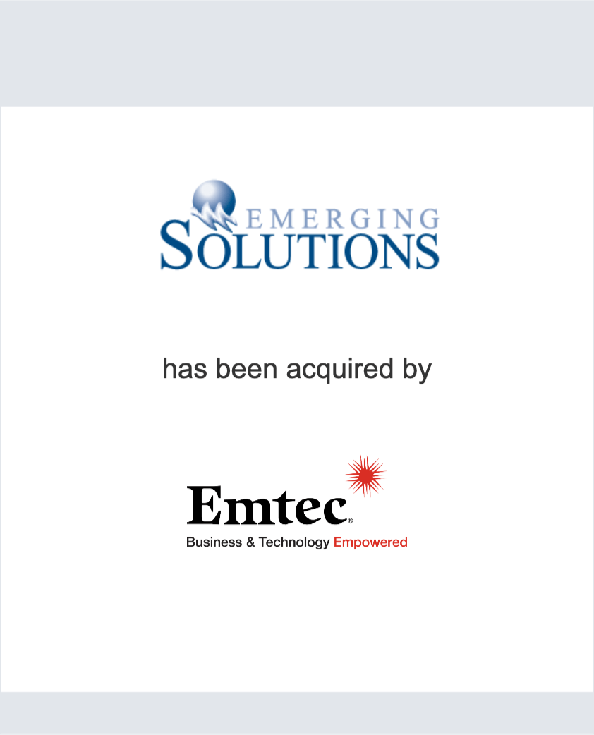 Emerging Solutions tombstone