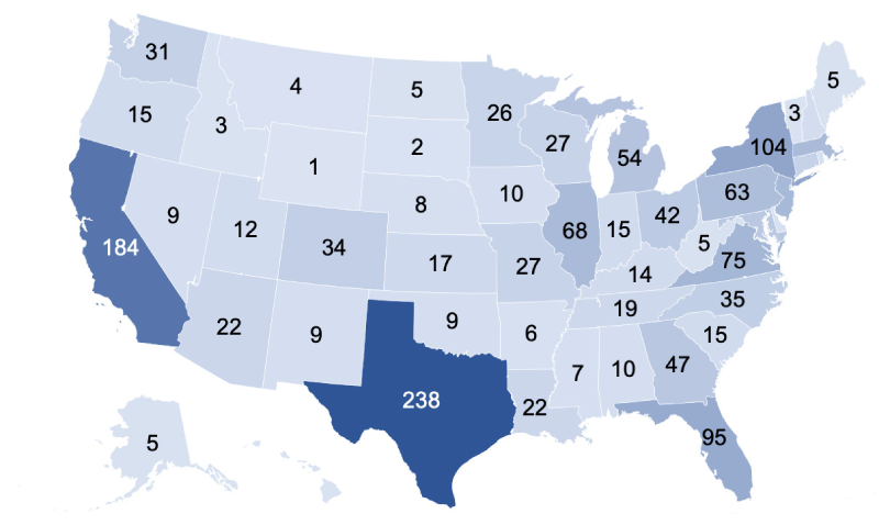 Map: MSP Deals in the USA