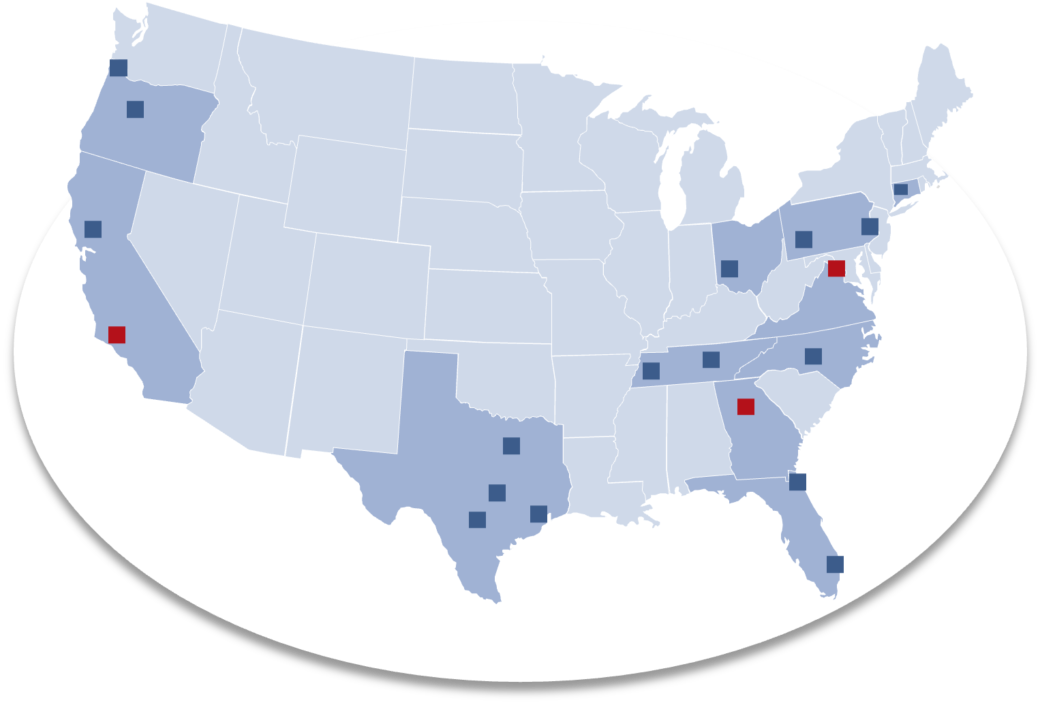 Map - Banker locations