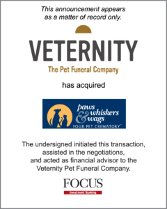 Veternity has acquired Paws, Whiskers & Wags