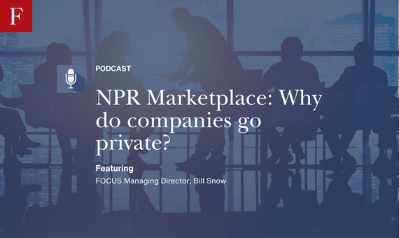 NPR Marketplace: Why do companies go private? podcast