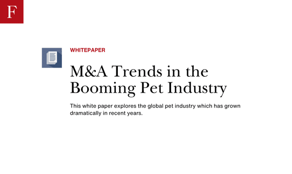 M&A Trends in the Booming Pet Industry whitepaper