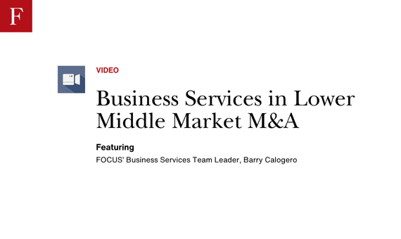 Business Services in Lower Middle Market M&A video