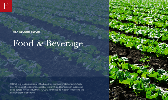 food and beverage q1 2024 industry report