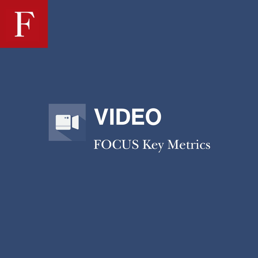 text: focus key metrics