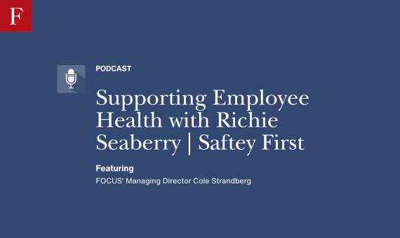 podcast cover Supporting-Employee-Health-with-Richie-Seaberry-Saftey-First