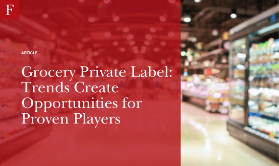 report cover grocery private label article