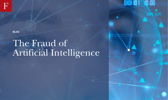 The Fraud of Artificial Intelligence blog