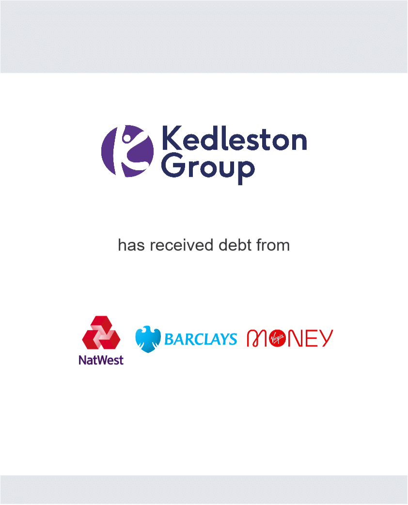 Kedleston Group - NatWest, Barclays, Virgin Money tombstone