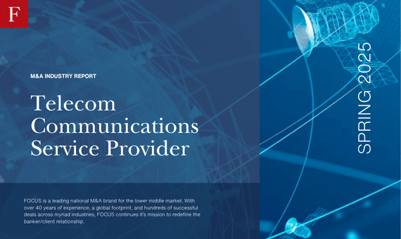 Telecom Business Services M&A Industry Report Cover| Satellite