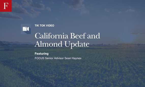 California Beef and Almond Update
