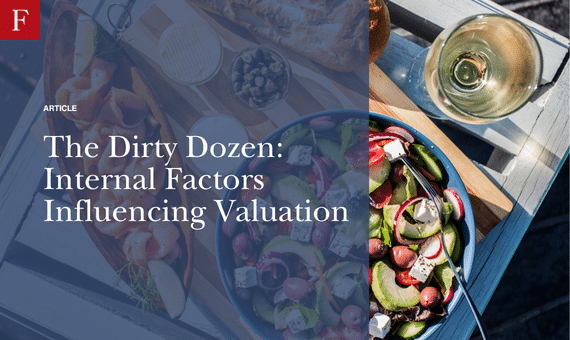 The Dirty Dozen Internal Factors Influencing Valuation